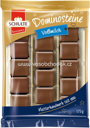 Schulte Dominosteine Vollmilch, 175g Schulte Dominosteine Vollmilch, 175g