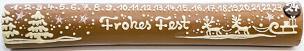 Viba Adventskalender Nougatstange, 500g