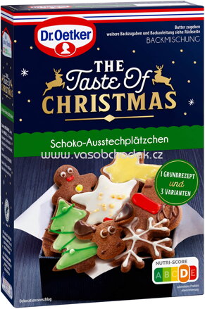 Dr.Oetker The Taste Of Christmas Schoko Ausstech Plätzchen, 500g Dr.Oetker The Taste Of Christmas Schoko Ausstech Plätzchen, 500g