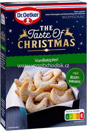 Dr.Oetker The Taste Of Christmas Vanille-Kipferl, 360g Dr.Oetker The Taste Of Christmas Vanille-Kipferl, 360g