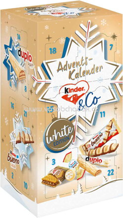 Kinder & Co. White Adventskalender, 263g