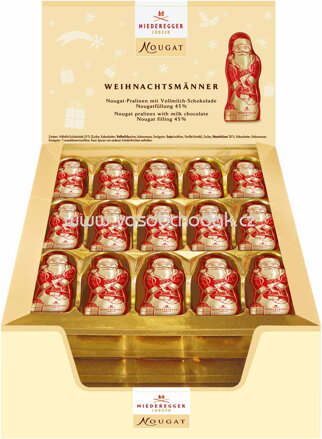 Niederegger Nougat Weihnachtsmänner, 75x12,5g, 937,5g