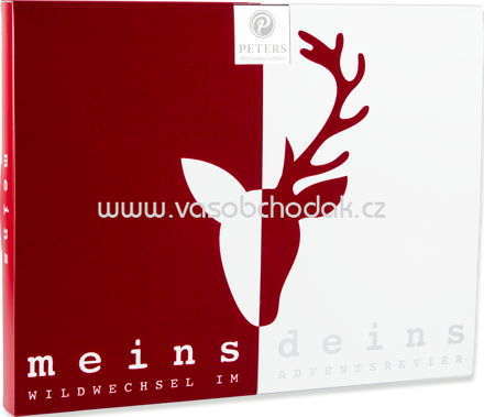 Peters Pralinen Adventskalender Meins & Deins 2025, 290g, 1 St