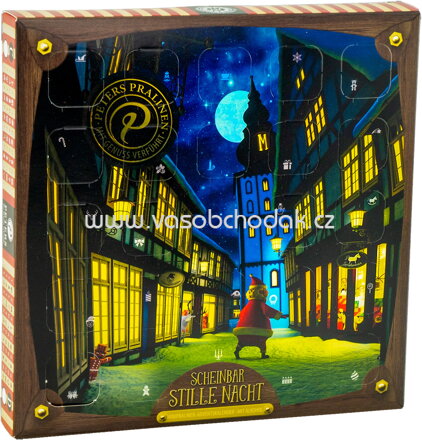 Peters Pralinen Mini Adventskalender Scheinbar Stille Nacht 2025, 140g, 1 St