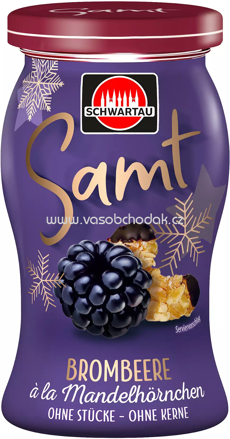 Schwartau Samt Winter Konfitüre Brombeere à la Mandelhörnchen, 270g
