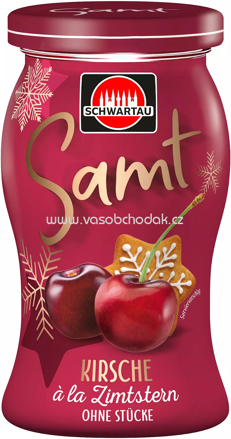 Schwartau Samt Winter Konfitüre Kirsche à la Zimtstern, 270g