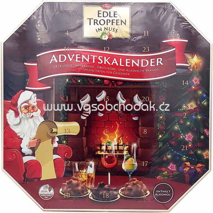 Trumpf Adventskalender Edle Tropfen in Nuss, 300g (krb)