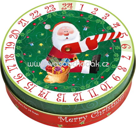 Heidel Christmas Time Adventskalender Dose, 72g