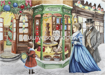 Lauensteiner Nostalgie Adventskalender, 300g