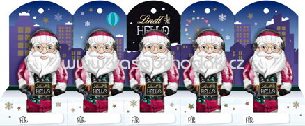 Lindt Hello Mini Santa, 5x10g, 50g