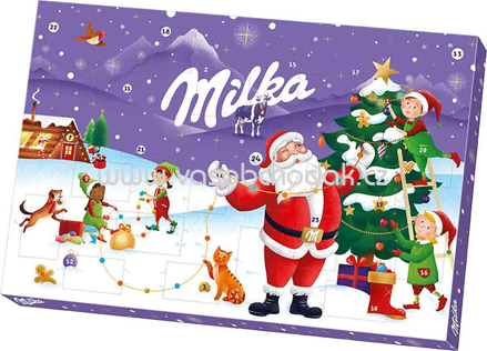 Milka Adventskalender, 200g (santa u stromečku)