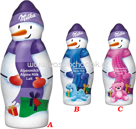 Milka Schneemann Alpenmilch, 50g