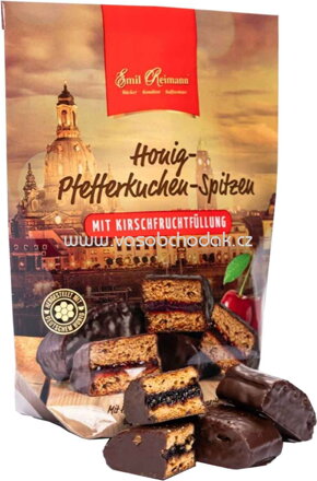 Emil Reimann Honig-Pfefferkuchen-Spitzen mit Kirschfruchtfüllung, 200g