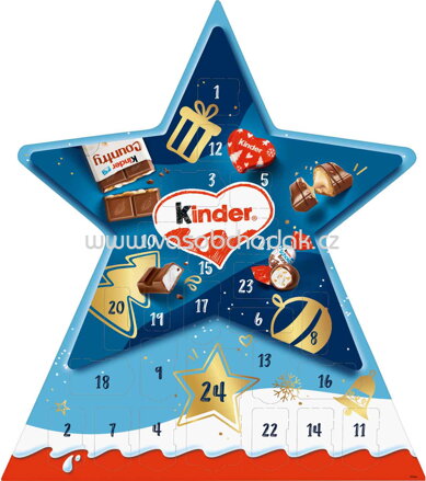 Kinder Mix Stern Adventskalender, 149g
