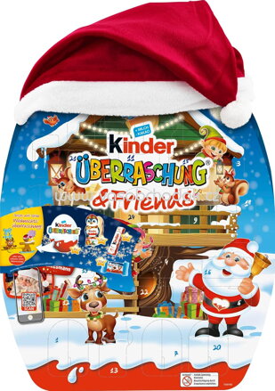 Kinder Überraschung & Friends Adventskalender (Santa u domu), 370g