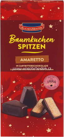KuchenMeister Baumkuchen Spitzen Amaretto, 125g