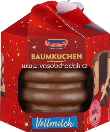 Kuchenmeister Baumkuchen Vollmilch, 300g