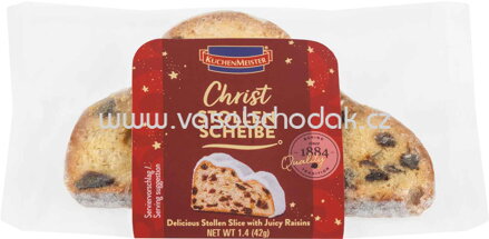 KuchenMeister Christstollen Scheiben 50x42g, 2,1 kg