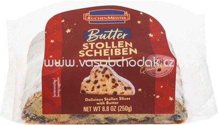 KuchenMeister Stollen Scheiben Butter, 250g