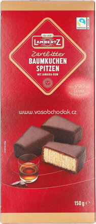 Lambertz Baumkuchenspitzen Zartbitter Jamaika-Rum, 150g