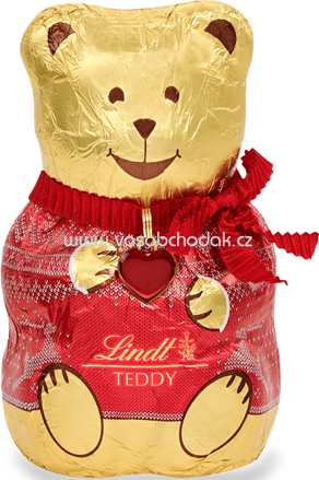 Lindt Teddy Pullover, Rot & Rosa, 100g