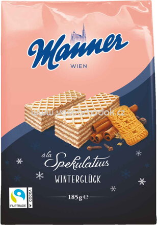 Manner Winterglück à la Spekulatius, 185g Manner Winterglück à la Spekulatius, 185g