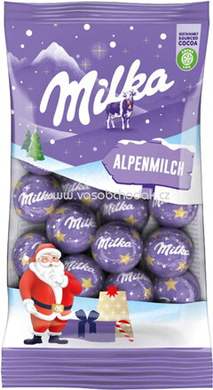 Milka Weihnachts-Kugeln Alpenmilch, 100g