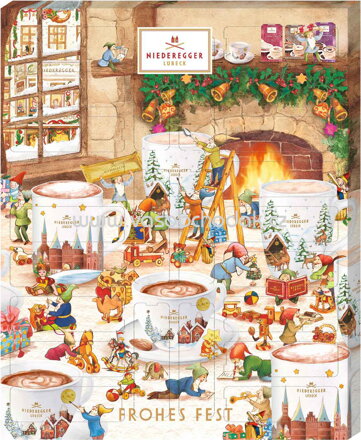 Niederegger Adventskalender Heißgetränke, 2025, 548g