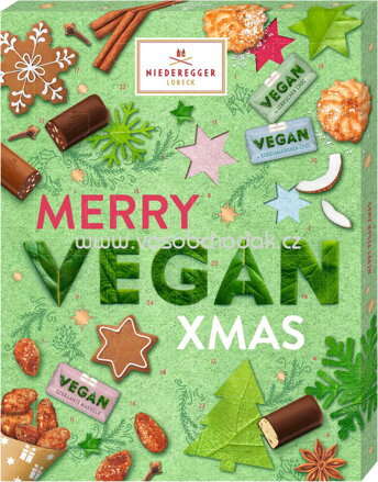Niederegger Adventskalender Merry Vegan Xmas, 300g