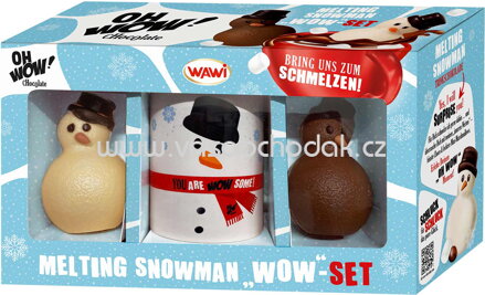 OH WOW! Chocolate Melting Snowman Geschenk-Set, 150g