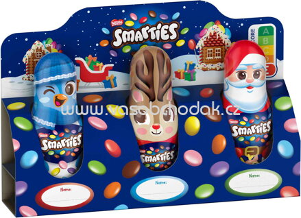Smarties Mini-Weihnachtsfiguren, 3x56,1g, 55,5g Smarties Mini-Weihnachtsfiguren, 3x56,1g, 55,5g