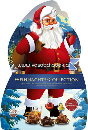 Trumpf Edle Tropfen in Nuss Weihnachts-Collection Weihnachtsmann, 300g