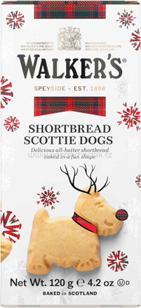 Walker's Shortbread Scottie Dogs Reindeer, 120g