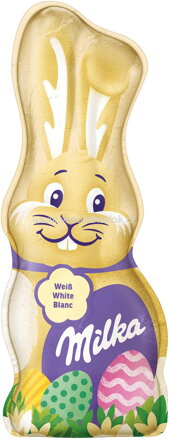 Milka Schmunzelhase Weiß, 45g