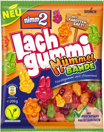 Storck Nimm2 Lachgummi Mümmelbande, 200g