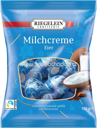 Riegelein Milchcreme Eier, 150g