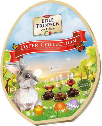 Trumpf Edle Tropfen in Nuss Oster-Collection Ei, 300g