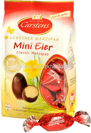 Carstens Lübecker Marzipan Mini Eier Mix, 125g