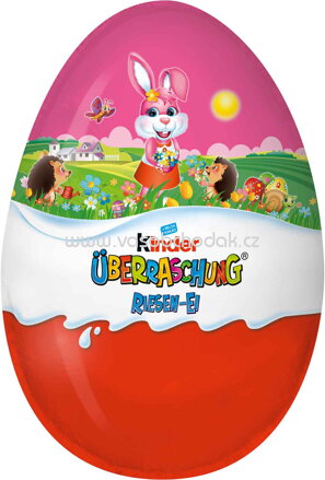 Kinder Überraschung Riesen Rosa-Ei für Mädchen, 220g