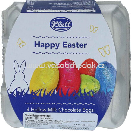 Klett Eierschachtel, 4x25g, 100g