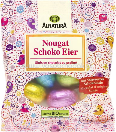 Alnatura Nougat Schoko Eier, 100g