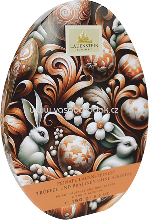 Lauensteiner Osterei-Dose Braun ohne Alkohol, 150g