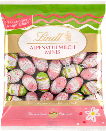 Lindt Deko Edition Mini-Eier Alpenvollmilch bunt, 180g
