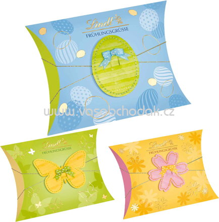 Lindt Frühlingsgrüsse Kissenpackung, 120g