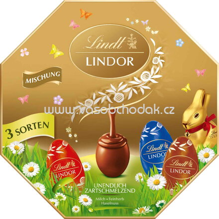 Lindt Lindor Eier Mischung Kassette, 144g