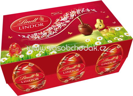 Lindt Lindor Milch Eierkarton, 6 St,168g