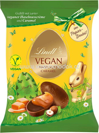 Lindt Vegan Haselnuss Caramel-Eier, 90g