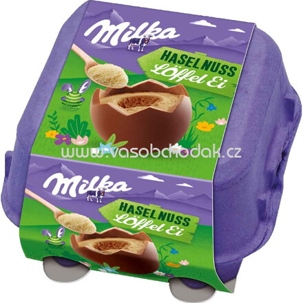 Milka Löffel-Ei Haselnüsse, 4 St, 136g