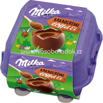 Milka Löffel-Ei Kakaocrème, 4 St, 136g