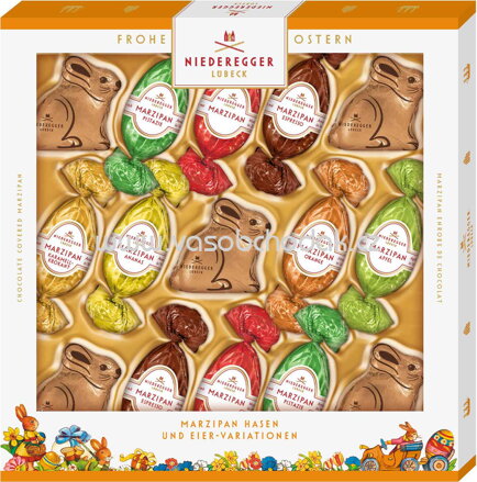 Niederegger Marzipan Eier Variationen und Hasen, 187g